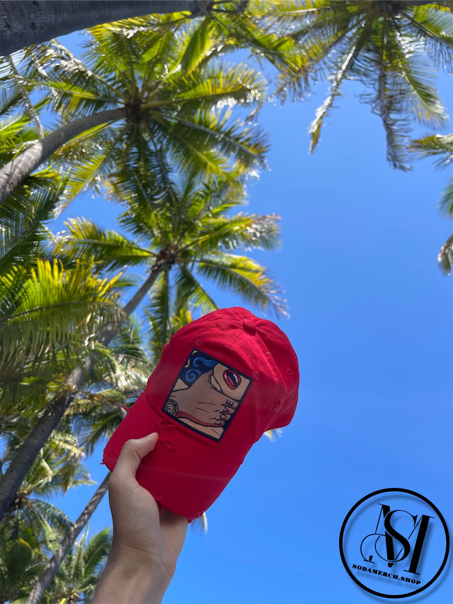 Red LOVE Dad Hat