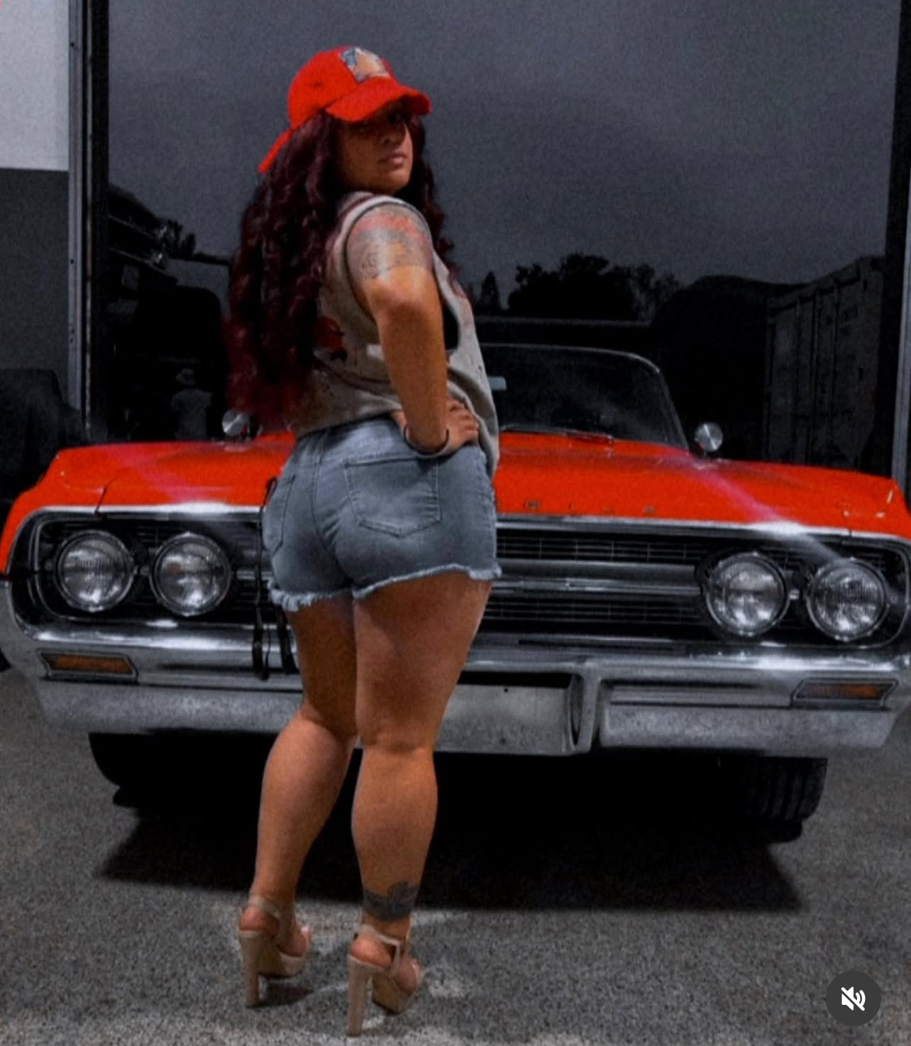Red LOVE Dad Hat