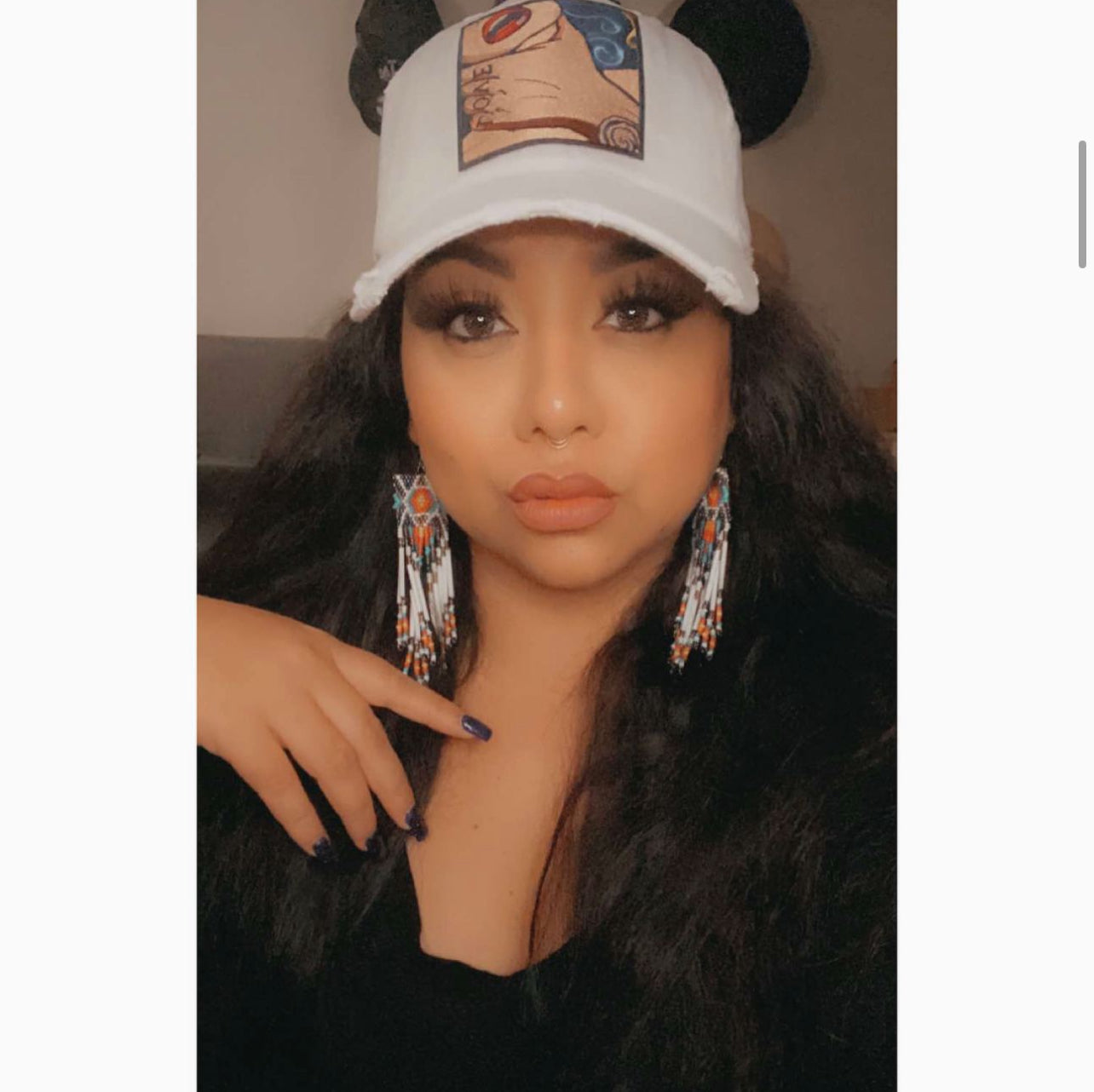 White LOVE Dad Hat
