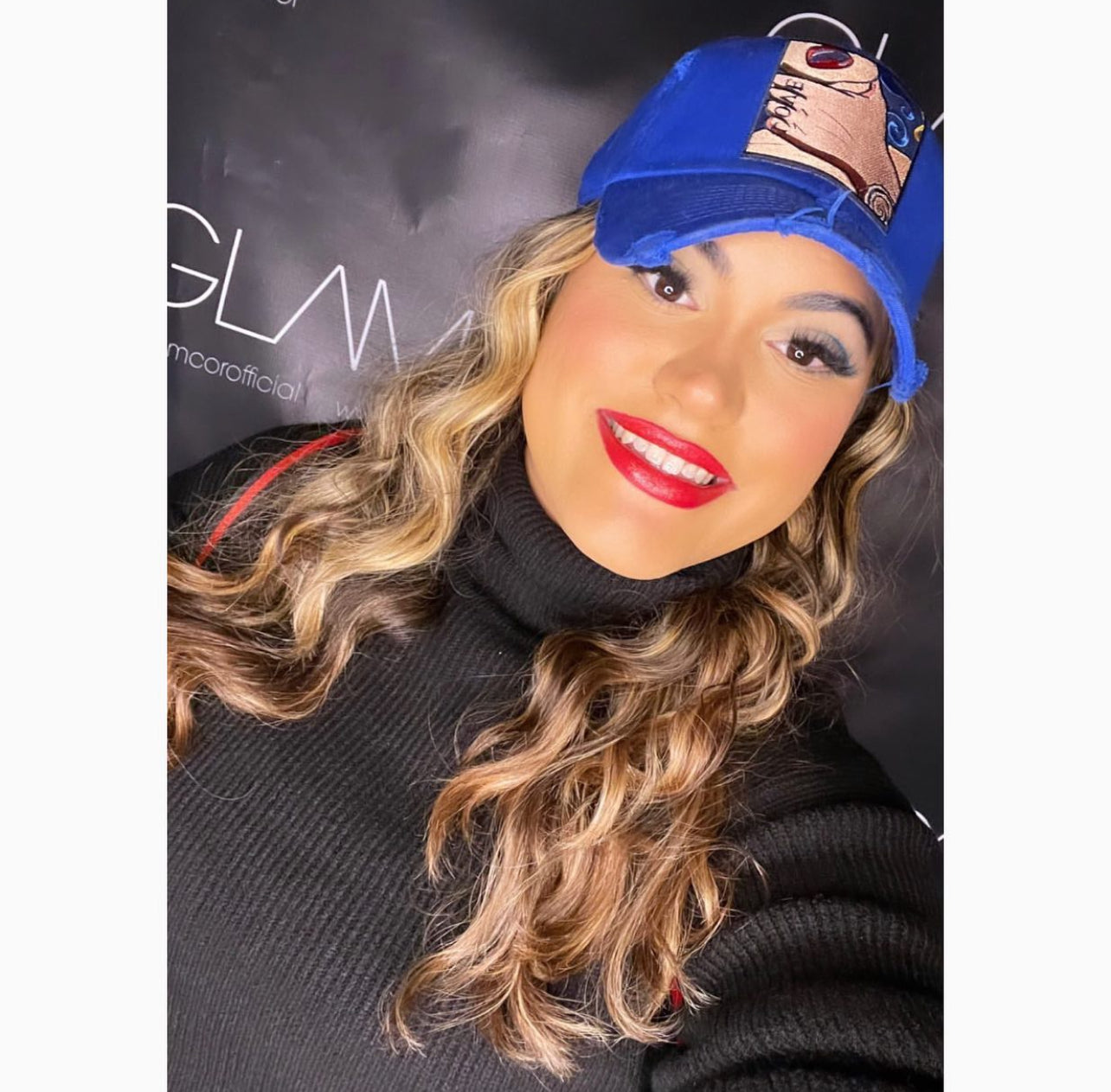 Royal Blue LOVE Dad Hat