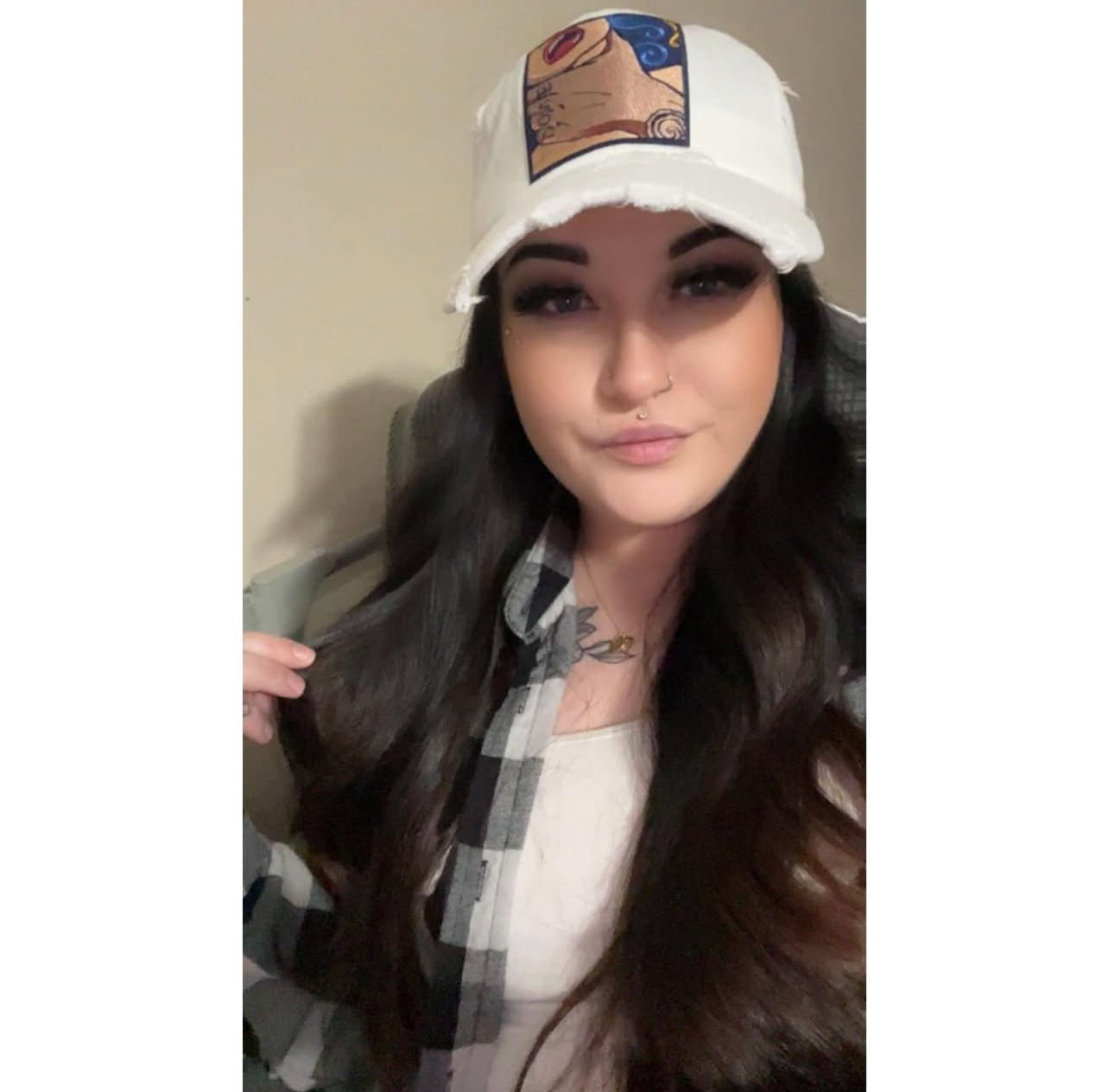 White LOVE Dad Hat