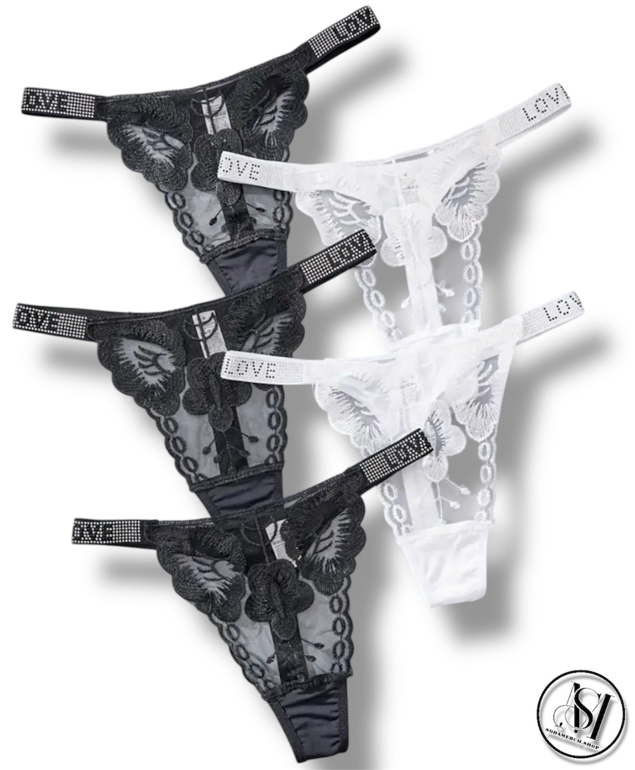 “ALL NEW” LOVE Women’s Thong Panties (Only SIZE LARGE Available)