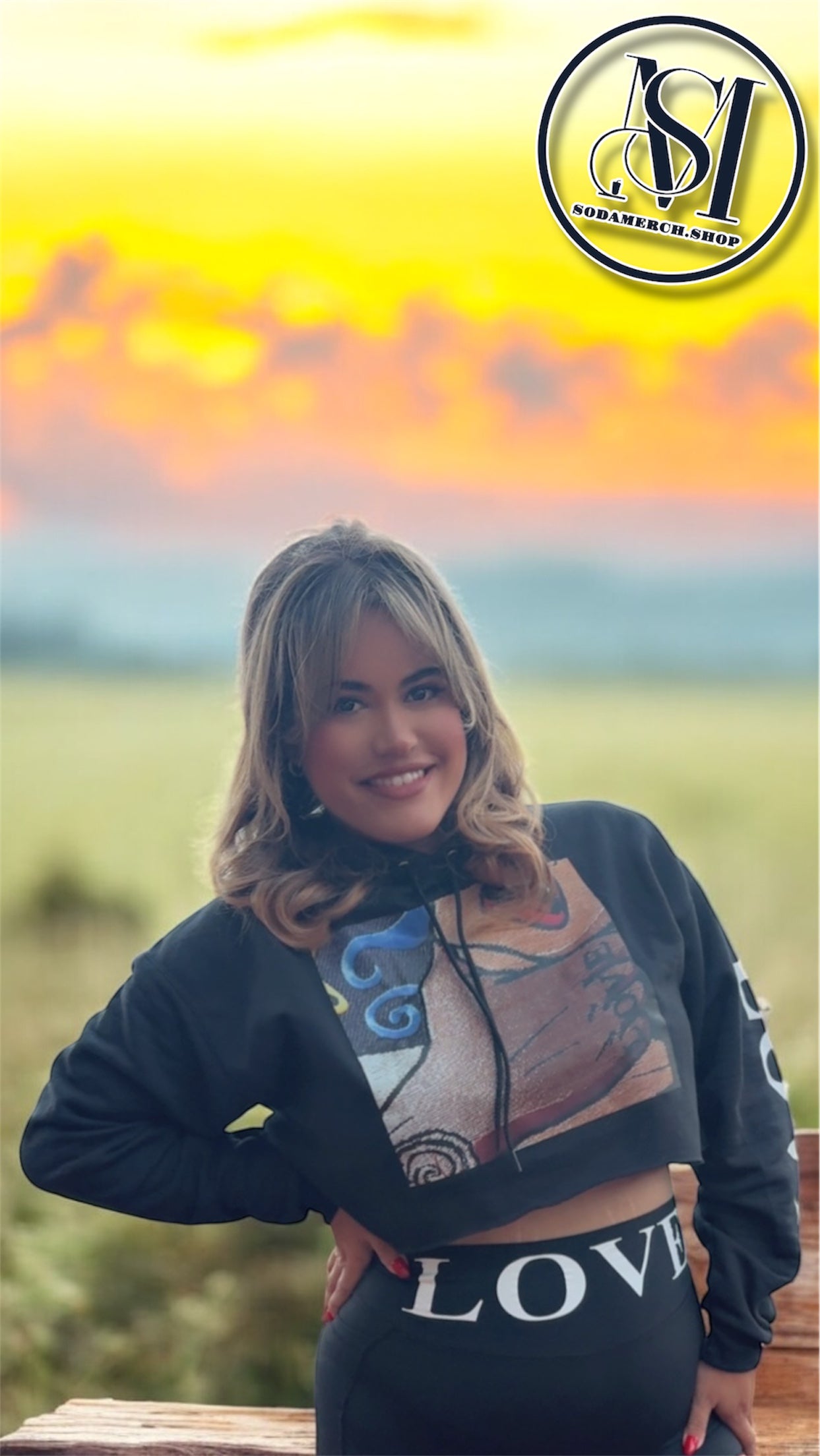 LOVE Crop~Top Hoodies                          (ALL COLORS)