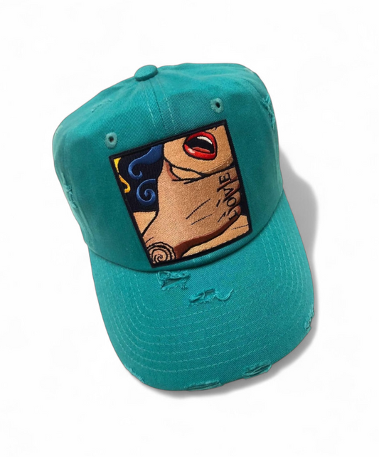 “NEW” Turquoise LOVE Dad Hat