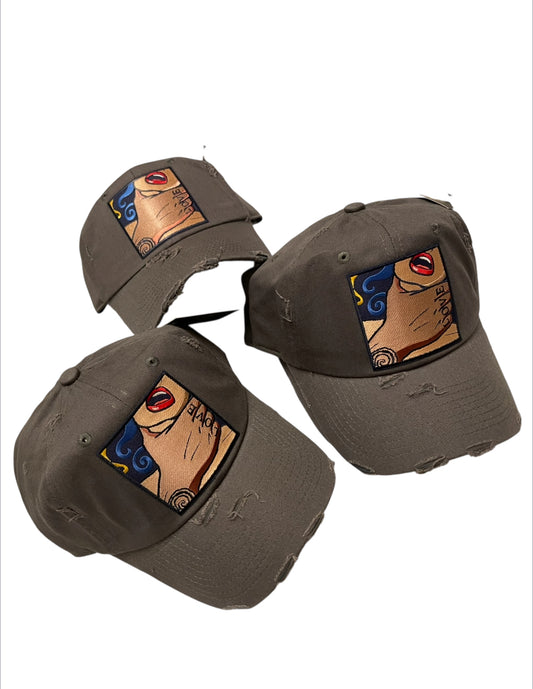 Dark Grey LOVE Dad Hat
