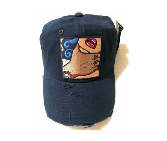 Navy LOVE Dad Hat