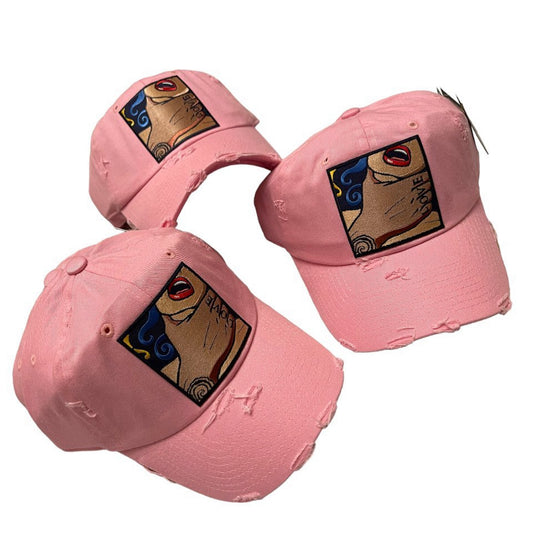 Baby Pink LOVE Dad Hat